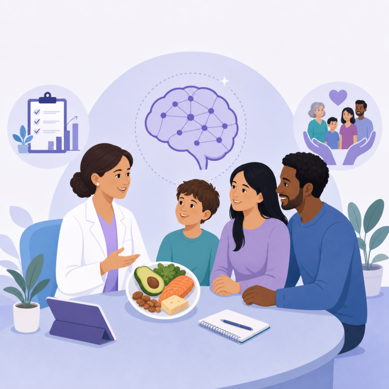 Conceptual illustration of ketogenic diet evidence