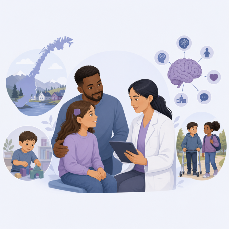 Conceptual illustration of epilepsy comorbidities in children