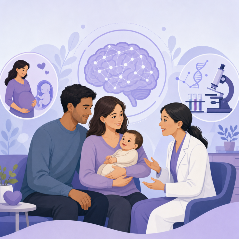 Conceptual illustration of early infantile encephalopathy