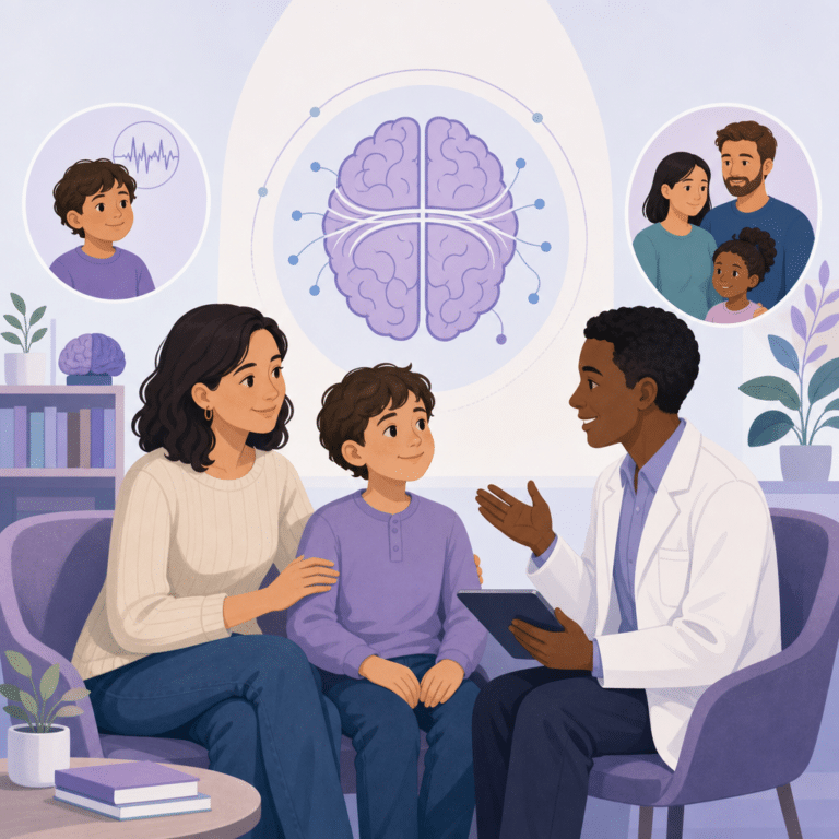 Conceptual illustration of corpus callosotomy in LGS