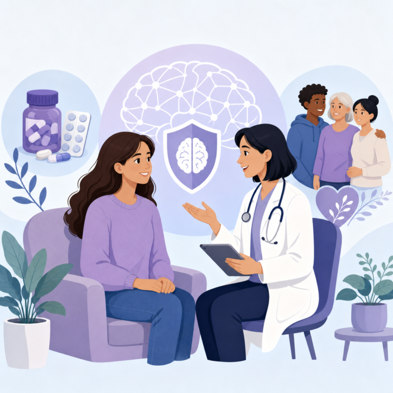 Conceptual illustration of anti seizure medicine side effects
