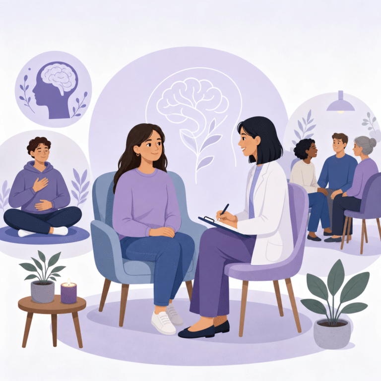 Conceptual illustration of depression interventions epilepsy