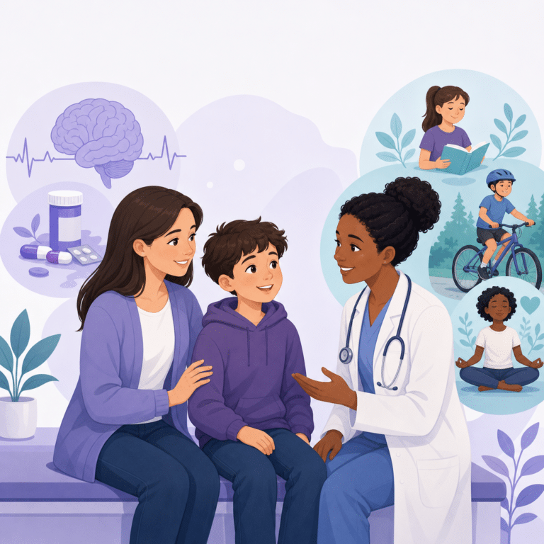 Conceptual illustration of treatment side effects epilepsy
